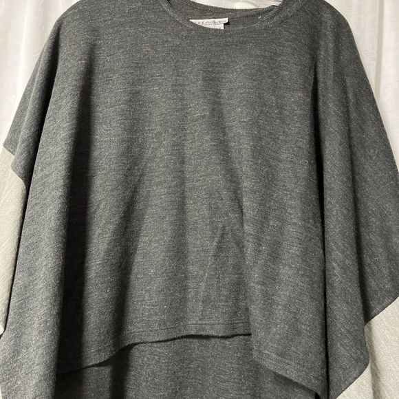I.K.C. For Country Wear Women's Dress & Poncho Set Gray Size 2X - Picture 2 of 8